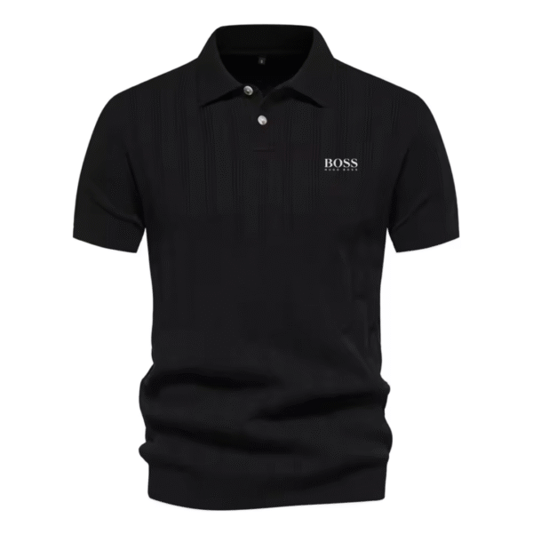 Polo de Hombre BOSS Gris - Image 4