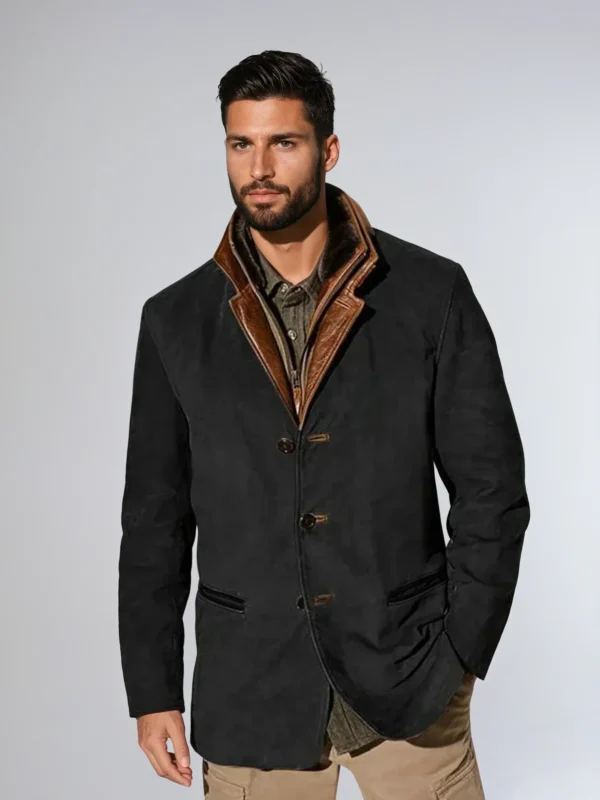 Abrigo Forrado para Hombre Elegante