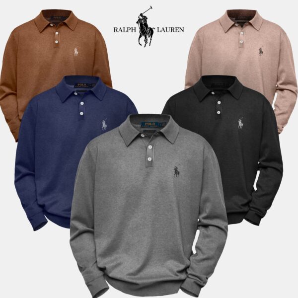 Camisa Polo Ralph Lauren Manga Larga - ¡Comprás 3 y te llevás 5!