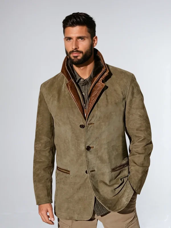Abrigo Forrado para Hombre Elegante - Image 3