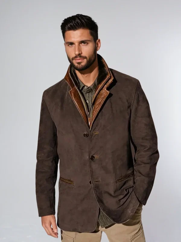 Abrigo Forrado para Hombre Elegante - Image 4