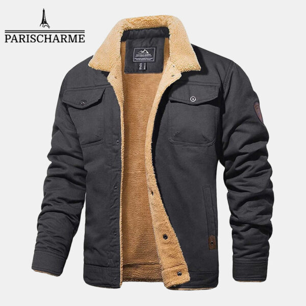 Chaqueta de invierno cálida parischarme - Image 3