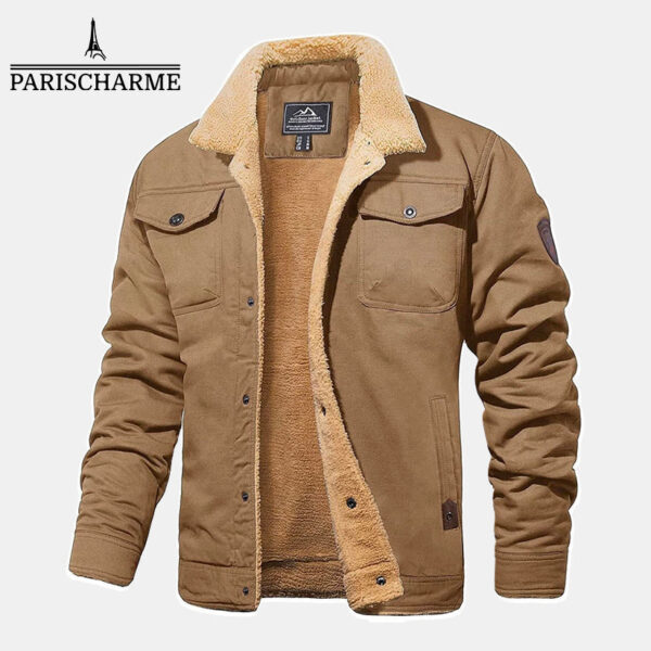 Chaqueta de invierno cálida parischarme - Image 4