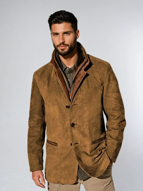 Abrigo Forrado para Hombre Elegante - Image 2